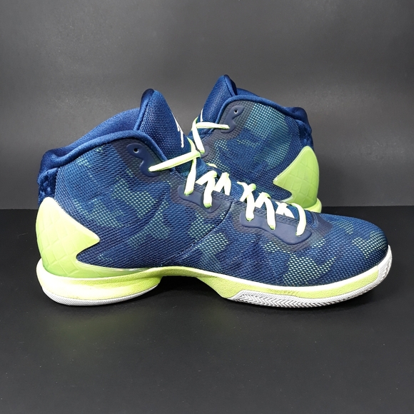 Nike Air Jordan Super fly 4 Insurgent Blue Sz 9 - Picture 4 of 6